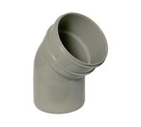 Floplast Solvent Weld Soil Bottom Offset Bend Grey