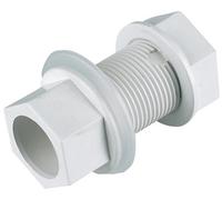Floplast Solvent Weld Straight Waste Tank Connector, (Dia)21.5mm