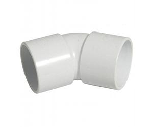 FLOPLAST Solvent White 135 Degree 40mm (43mm) Waste Bend - Bag of 5