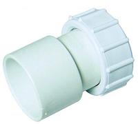 FLOPLAST Solvent White 40mm (43mm) Female Adapter - Bag of 10