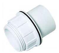 FLOPLAST Solvent White 40mm (43mm) Tank Connector - Bag of 5