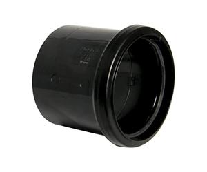 FloPlast SP124 Single Socket Coupling Black