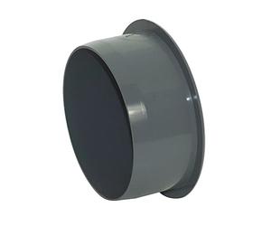 FloPlast SP296A Push-Fit Socket Plug Anthracite Grey 110mm