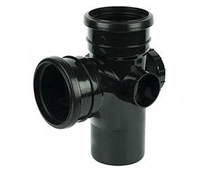 FloPlast SP502 Access Branch 92.5o Black