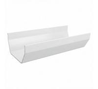 Floplast Square Gutter 114mm X 2M White - Pack Of 2 Extrusions