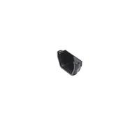 Floplast Square Line 114mm External Gutter Stopend - Black - Pack Of 2