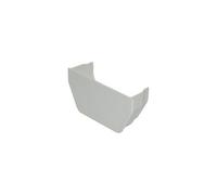 Floplast Square Line 114mm Internal Stopend Pack Of 2 - White, Upvc, 20-Year Guarantee