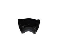 Floplast Square Line 135 Degree Gutter Angle 114mm Black - Pack Of 2