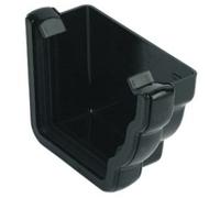 FLOPLAST Stopends - External R/H REN2B for 110mm Niagara Ogee System (Black)