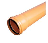 Floplast Terracotta Push-Fit Waste Pipe (Dia)110mm