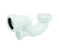FloPlast TSB42 TSB42-Shallow Bath Trap-38MM (Cleaning Eye and 20MM Seal), White