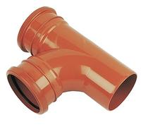 FloPlast Underground 87.5 Degree Junction Double Socket