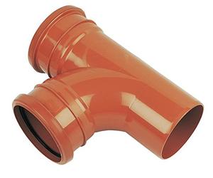FloPlast Underground 87.5 Degree Junction Double Socket