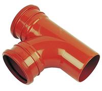 FLOPLAST Underground Drain 110mm 87.5' Double Socket Junction