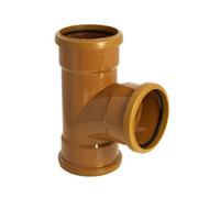 Floplast Underground Drain 110mm 87.5' Triple Socket Junction