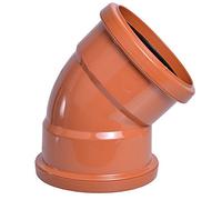 FLOPLAST Underground drain 110mm double socket 45' bend
