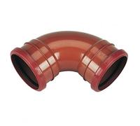 FLOPLAST Underground Drain 110mm Double Socket 87.5' Bend