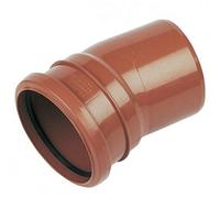 FLOPLAST Underground Drain 110mm Single Socket 15' Bend - Pack of 2