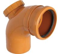 Floplast Underground Drainage Access Bend 288131, (Dia)110mm (L)151mm
