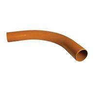 Floplast Underground Drainage Long Radius Bend 288151, (Dia)110mm (L)110mm