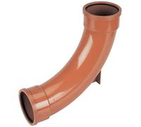 FLOPLAST Underground drain 110mm 87.5' rest bend