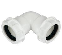 Floplast Universal 218414 White Compression 90° Waste Pipe Bend (Dia)32mm
