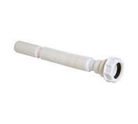 Floplast White Flexible Waste Pipe (Dia)40mm