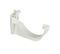 Floplast White Half Round Fascia Bracket (Dia) 112mm