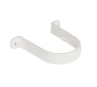 FloPlast White Round Downpipe Clip 68mm