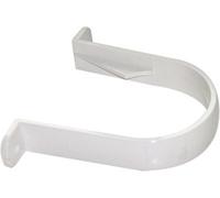 Floplast White Round Gutter Clip (L)113mm (Dia)68mm