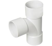 FloPlast White Solvent Weld 87.5° Waste Pipe Tee, (Dia)32mm