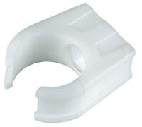 FloPlast White Solvent Weld Waste Pipe Clip (Dia)21.5mm, Pack Of 4