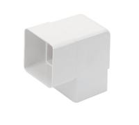 Floplast White Square 92.5° Offset Downpipe Bend