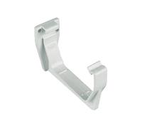 Floplast White Square Fascia Bracket (Dia) 114mm