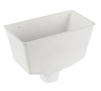 Floplast White Square Gutter Hopper, (L)185mm (W)31mm