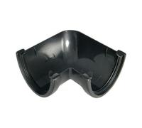 Floplast Xtraflo Cast Iron Effect Deepflow Hi-Cap Gutter Angle 90 Degree X 115mm - Pack Of 2