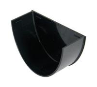 Floplast Xtraflo Cast Iron Effect Internal Stopend For Deepflow/hi-Cap Gutter - 115mm X 75mm