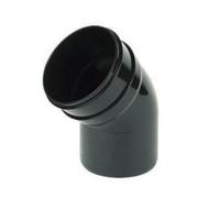 Floplast Xtraflo Industrial 110mm Solvent Weld Offset Bend Bottom Black - Xtraflo Series