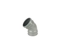 Floplast Xtraflo Industrial 110mm Solvent Weld Offset Bend Top - Grey, For Swan Neck Assemblies