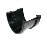 Floplast Xtraflo Industrial 170mm Half-Round Gutter Union Bracket - Black