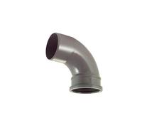 Floplast Xtraflo Industrial Downpipe Single-Socket Bend - 92.5 Degree 110mm Grey