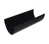 Floplast Xtraflo Industrial Half-Round Gutter 170mm X 4M Black - Heavy-Duty Pvc-U