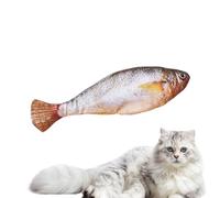Flopping Fish Cat Toy,150mAh Flopping Fish for Cats | Interactive Automatic Electric Realistic Hunting Enrichment with Washable Cover for Boredom Exercise Indoor Outdoor
