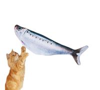 Flopping Fish Cat Toy,Flopping Moving Fish Cat Toy 150mAh - Automatic Realistic Interactive Hunting Play Enrichment with Washable Cover for Exercise Boredom Relief Indoor Outdoor Home