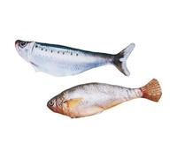 Flopping Fish Toy with USB Rechargeable Module, A | Soft Plush Flopping Fish, USB Power Port, Touch Activated, Indoor Exercise Play, Daily Indoor Activity and Play