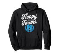 Floppy Disk Retro Tech Nostalgia Old School Computing Humor Pullover Hoodie