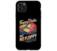 Floppy Disks But No Floppy Friends Retro Tech Humor Lover Case for iPhone 11 Pro Max
