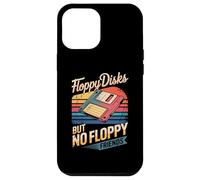 Floppy Disks But No Floppy Friends Retro Tech Humor Lover Case for iPhone 12 Pro Max