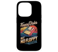 Floppy Disks But No Floppy Friends Retro Tech Humor Lover Case for iPhone 14 Pro