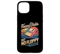 Floppy Disks But No Floppy Friends Retro Tech Humor Lover Case for iPhone 15 Plus